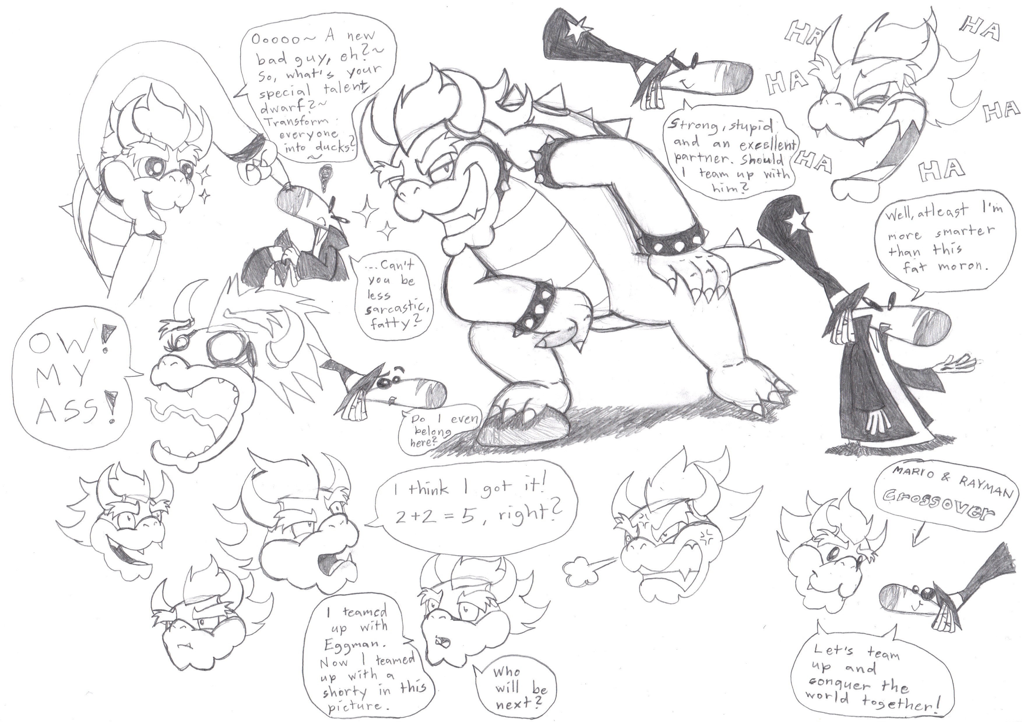 Bowser Doodles- And The Magician, Of Course