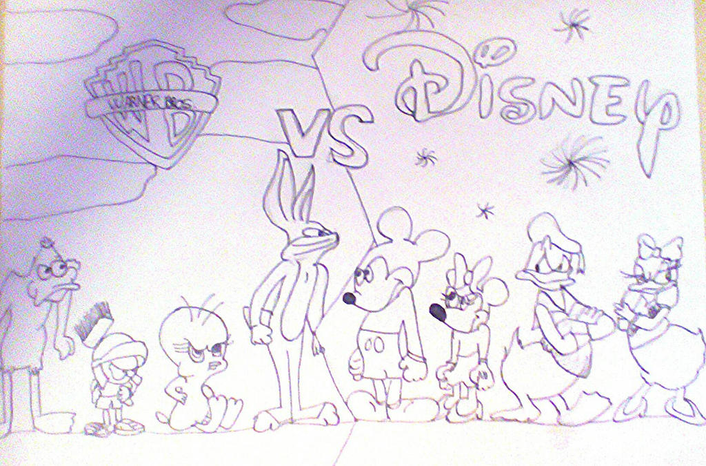 disney vs wb by fairiedust9090 on DeviantArt