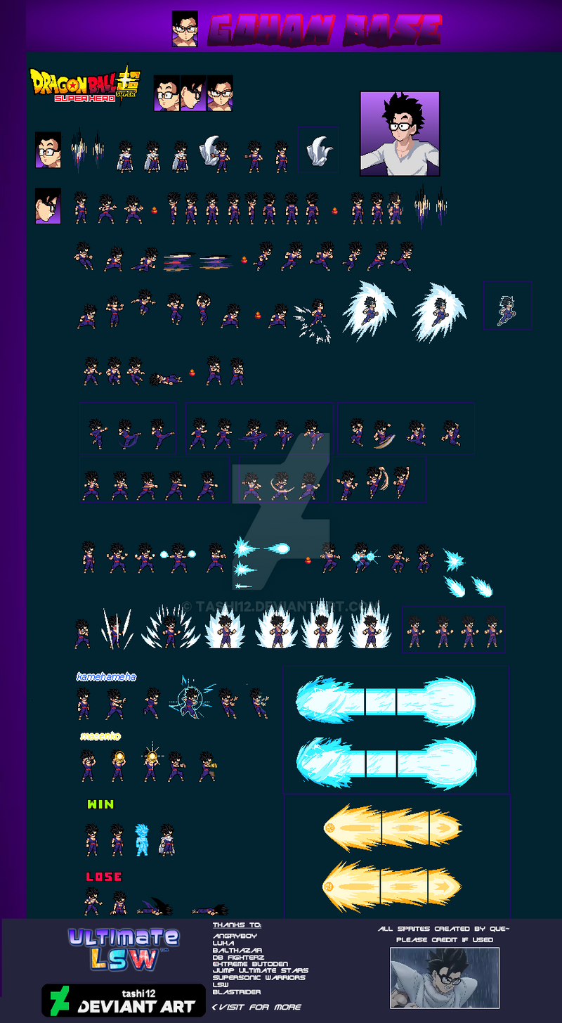 Dbssh Flashbacks Gohan DBSSH (Ultimate LSW) Ulsw by Tashi12 on DeviantArt