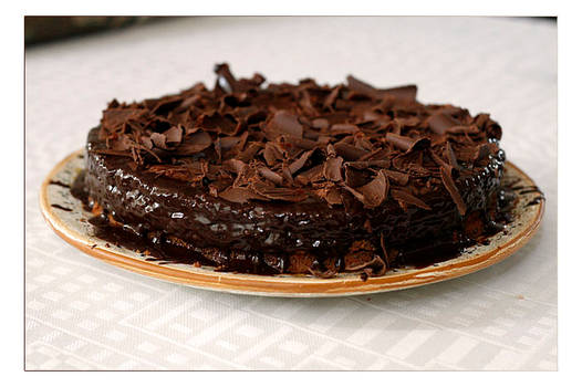 Chocolate cake with recipe