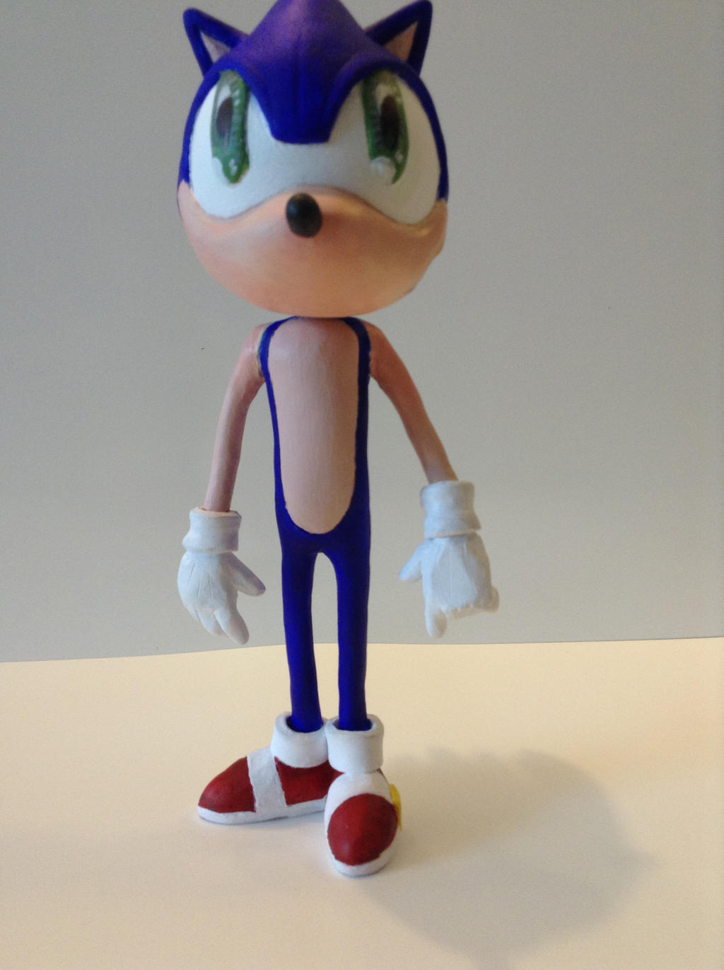 First Sonic Model Sonic Model by Dufton on DeviantArt