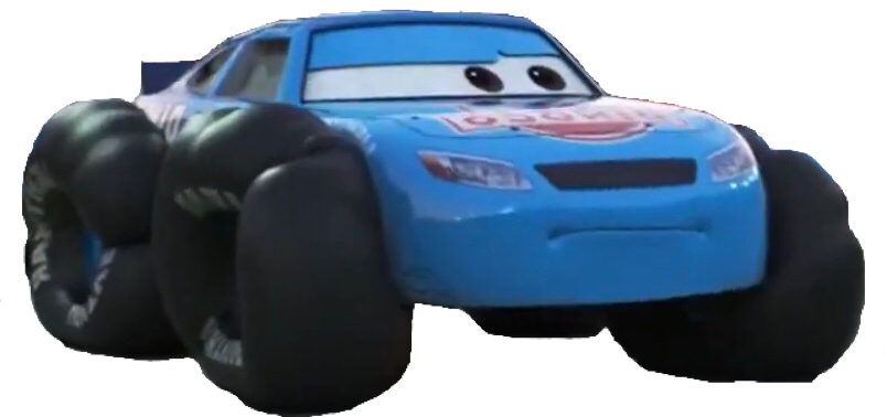 Mud Racing Cal Weathers Cars: Cal Weathers with Inflatable Tires stock art by PixarAnimation on ...