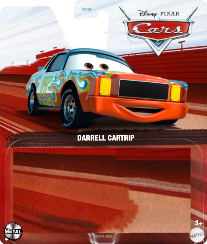 Creata Riders Cars: Red Riders (2023) Concept Packaging Darrell by PixarAnimation on ...