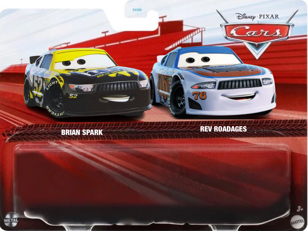 Cars: Red Riders (2023) Brian Spark and Rev Roadag by PixarAnimation on ...