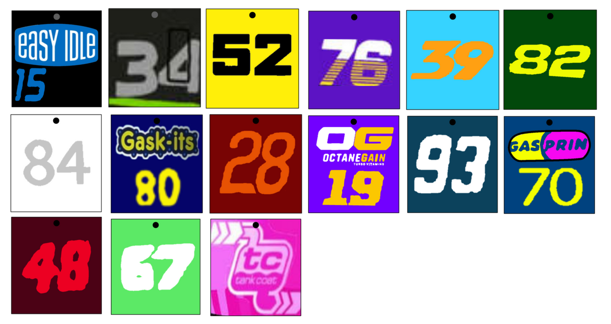 Cars 3 Next Gen Pit Road Signs NHL Patches (Part by PixarAnimation on