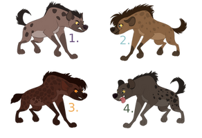 Hyena Adopts | POINTS OR PAYPAL | 3/4 OPEN