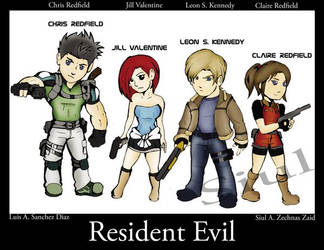 Resident Evil main Characters