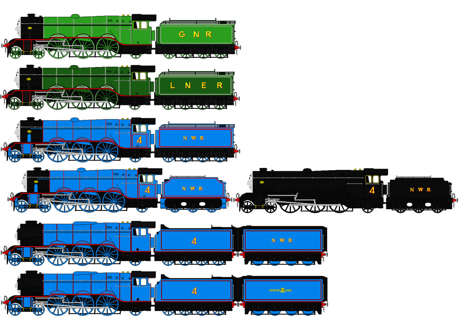 Gordon The Big Engine(My Headcannon) by islandofsodorfilms on DeviantArt