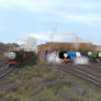 Edwin And Mallard At Copley Hill Sheds