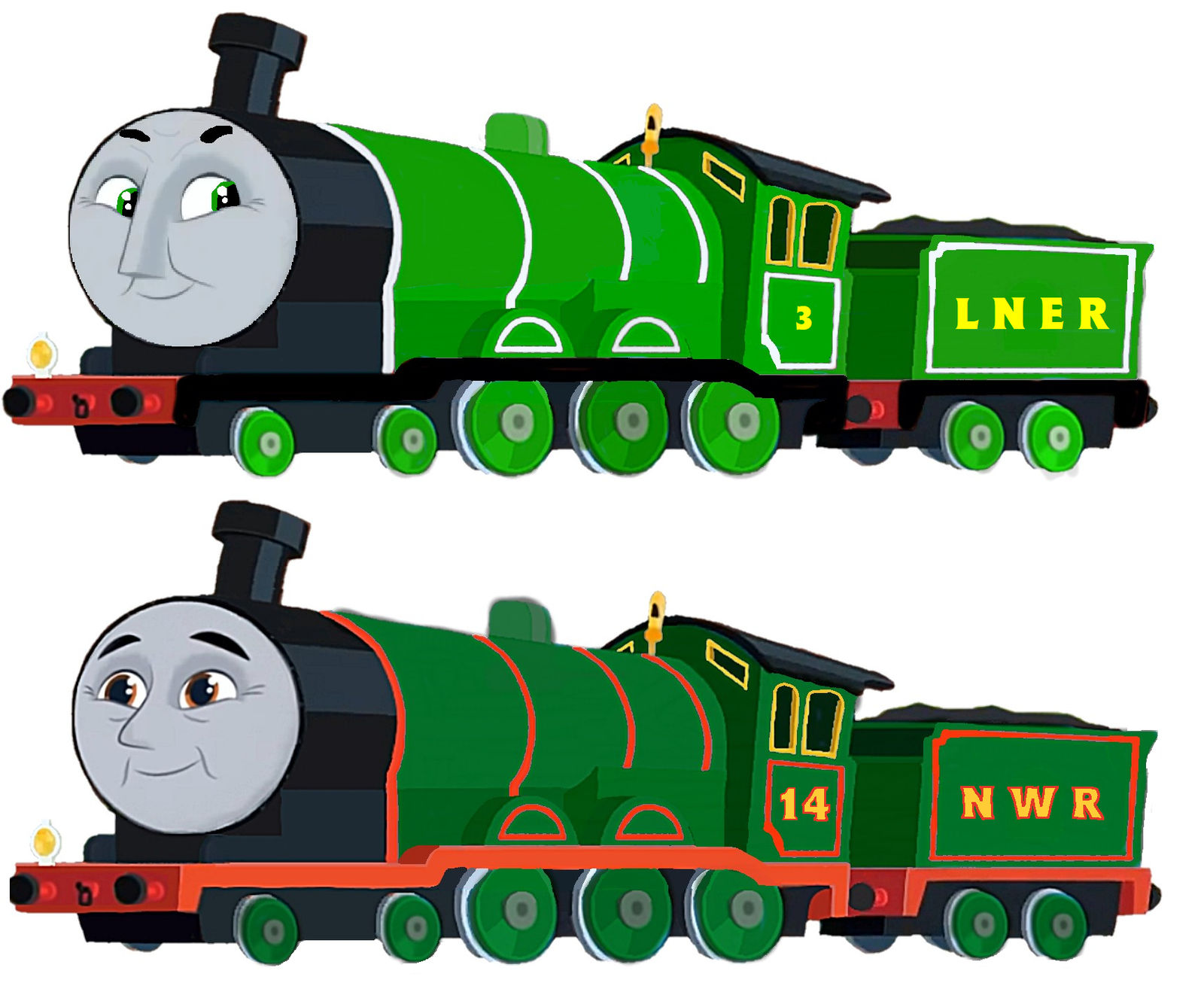 Alfred and Harry (All Engines Go Style) by islandofsodorfilms on DeviantArt