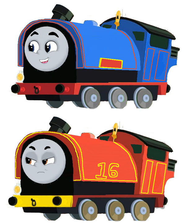 Wilbert And Sixteen(All Engines Go Style) by islandofsodorfilms on ...