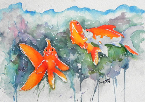 Watercolor Fishies