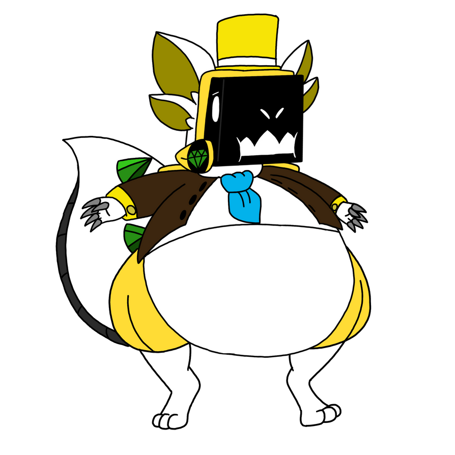 A Bloated Cubehead Protogen by vaporeon1511 on DeviantArt