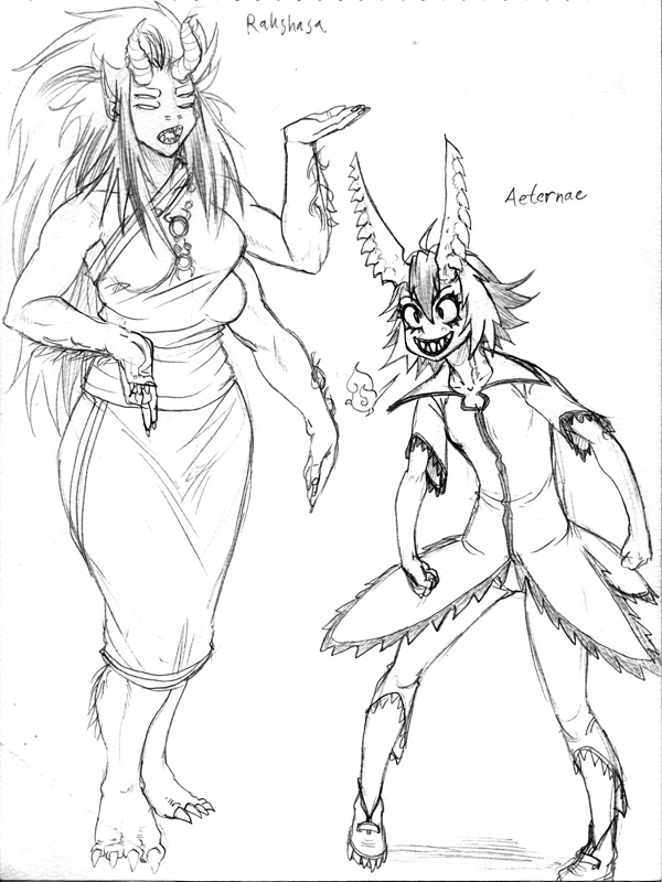 Fantasy sketches 2 by Ragathol on DeviantArt