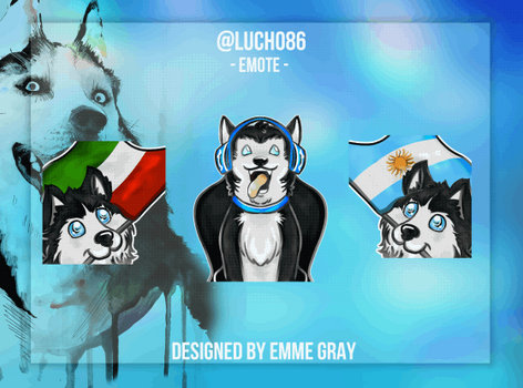 Twitch emote animated commission - Lucho
