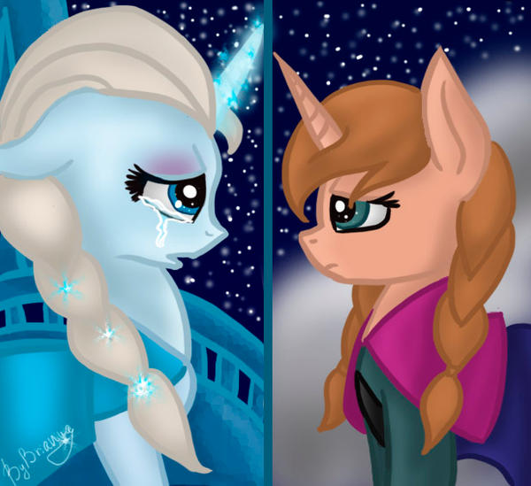 MLP Frozen/Anna and Elsa