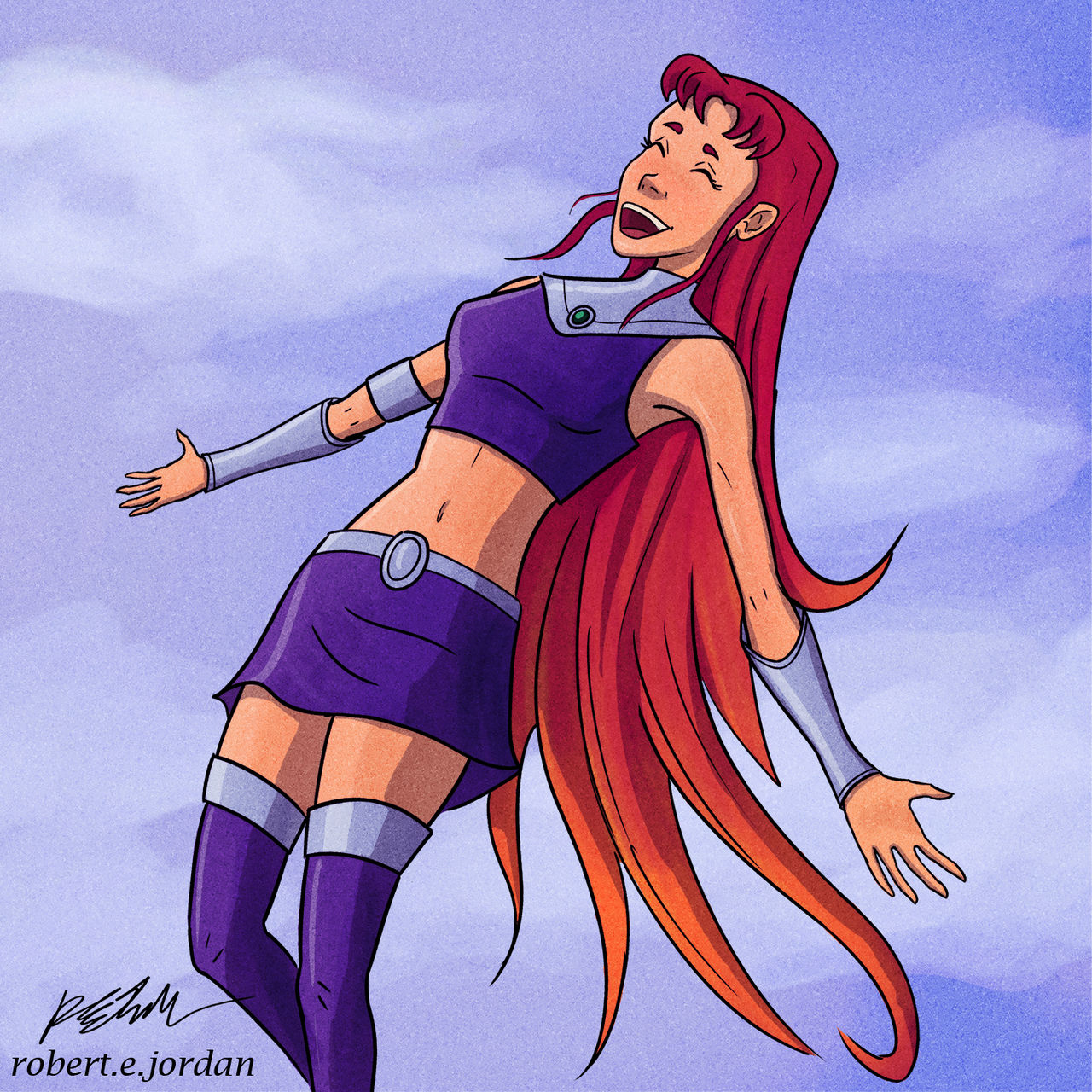 Starfire - Teen Titans by RobertEJordan on DeviantArt