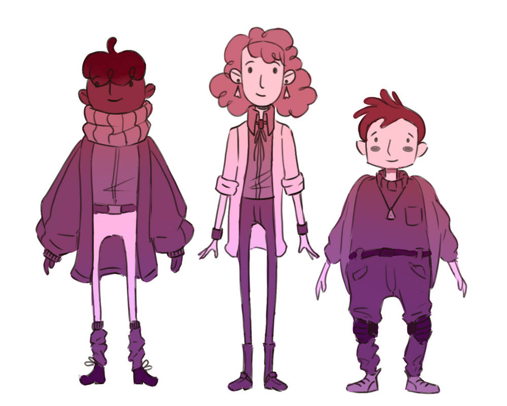 Character Designs by WyliePalette on DeviantArt