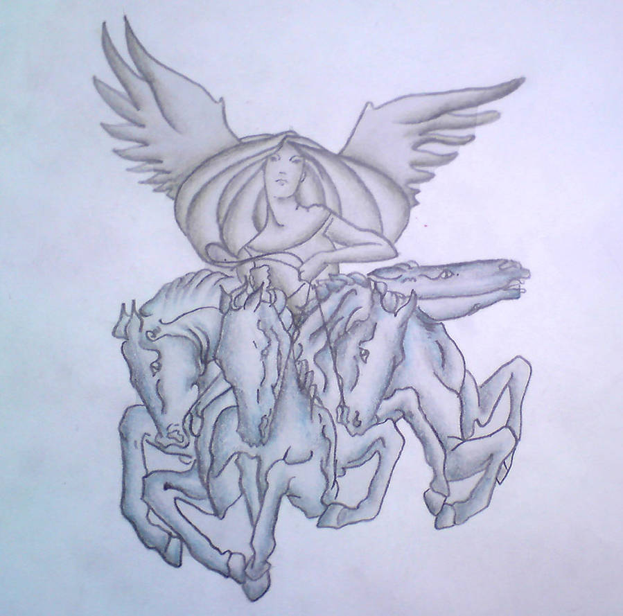 Angel Riding Horses by 5han5hananagon on DeviantArt