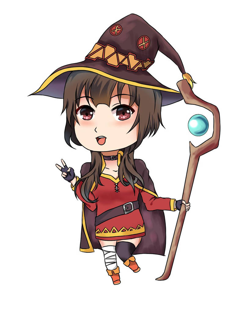 Megumin Chibi R Megumin Chibi Polos by frozenqueen121 on DeviantArt