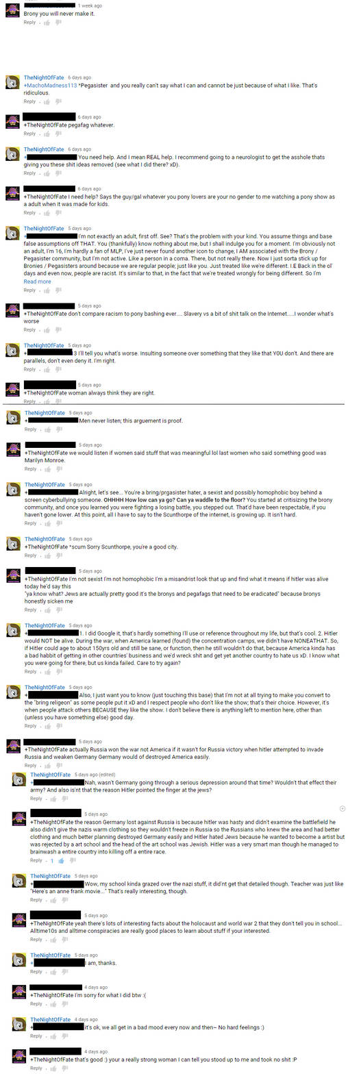 An Inspirational Comment Thread by TheLibraFictions on DeviantArt