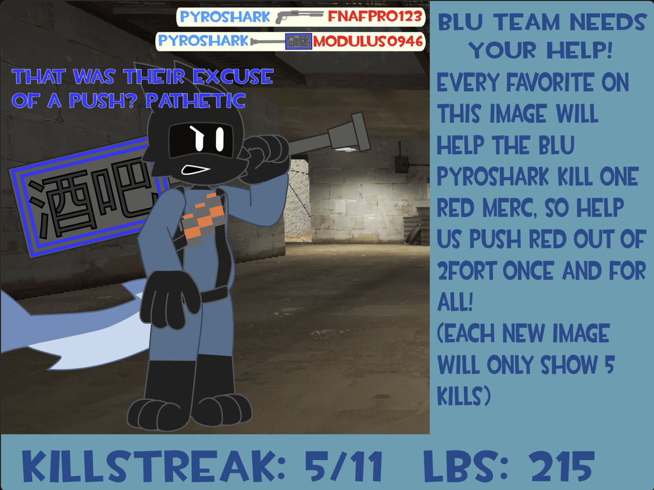 BLU Pyroshark WG Drive #1 by ThatOneFurLmao on DeviantArt