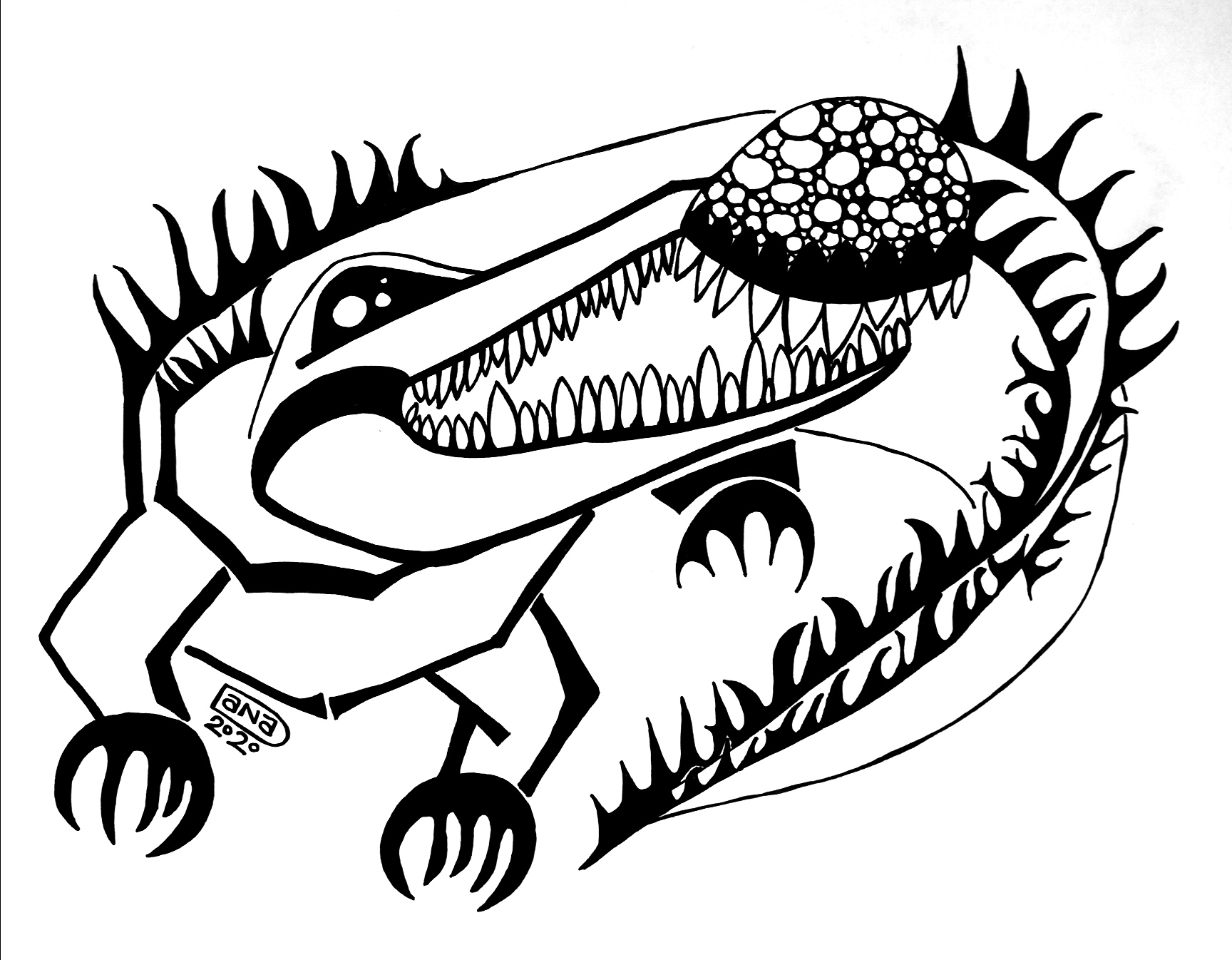 Sarcosuchus by artelunia on DeviantArt