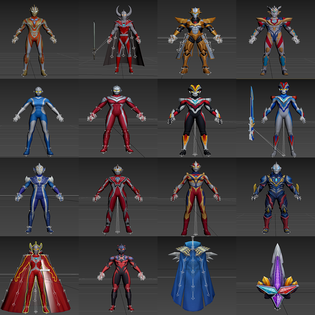 Ultraman model by yangzhenn on DeviantArt