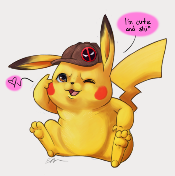 Dasdasd Detective Pikachu Sticker - Dasdasd Detective Pikachu
