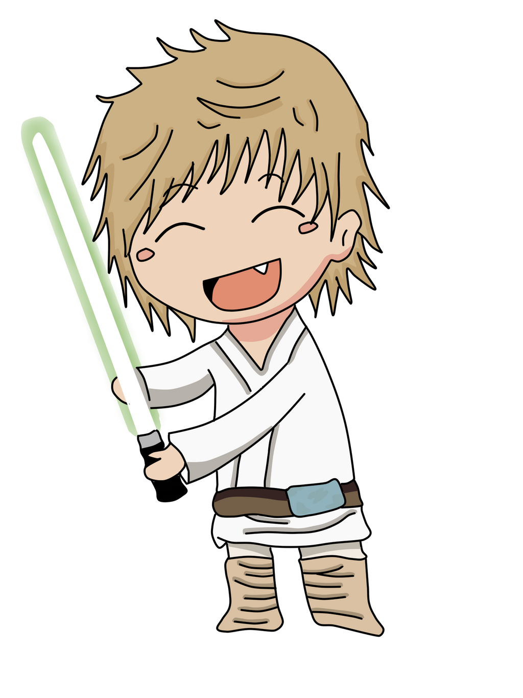 Chibi Luke Skywalker by mizuuuki on DeviantArt Chibi Luke Skywalker by mizuuuki on DeviantArt