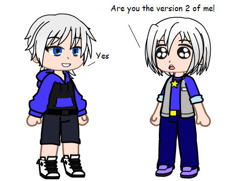 Ray Meets Himself, But it's V2! by Rayknightfire on DeviantArt