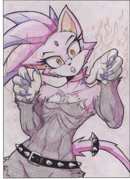 Blaze the Cat (My A.U)