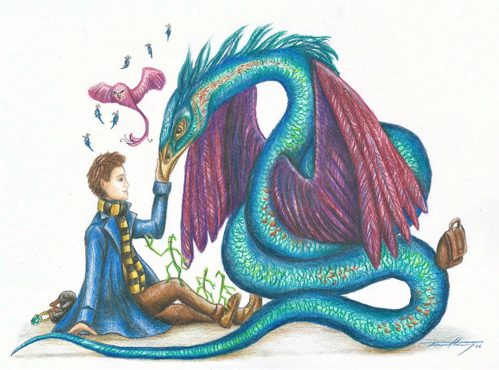 Newt Scamander and his friends ~ Fantastic Beasts