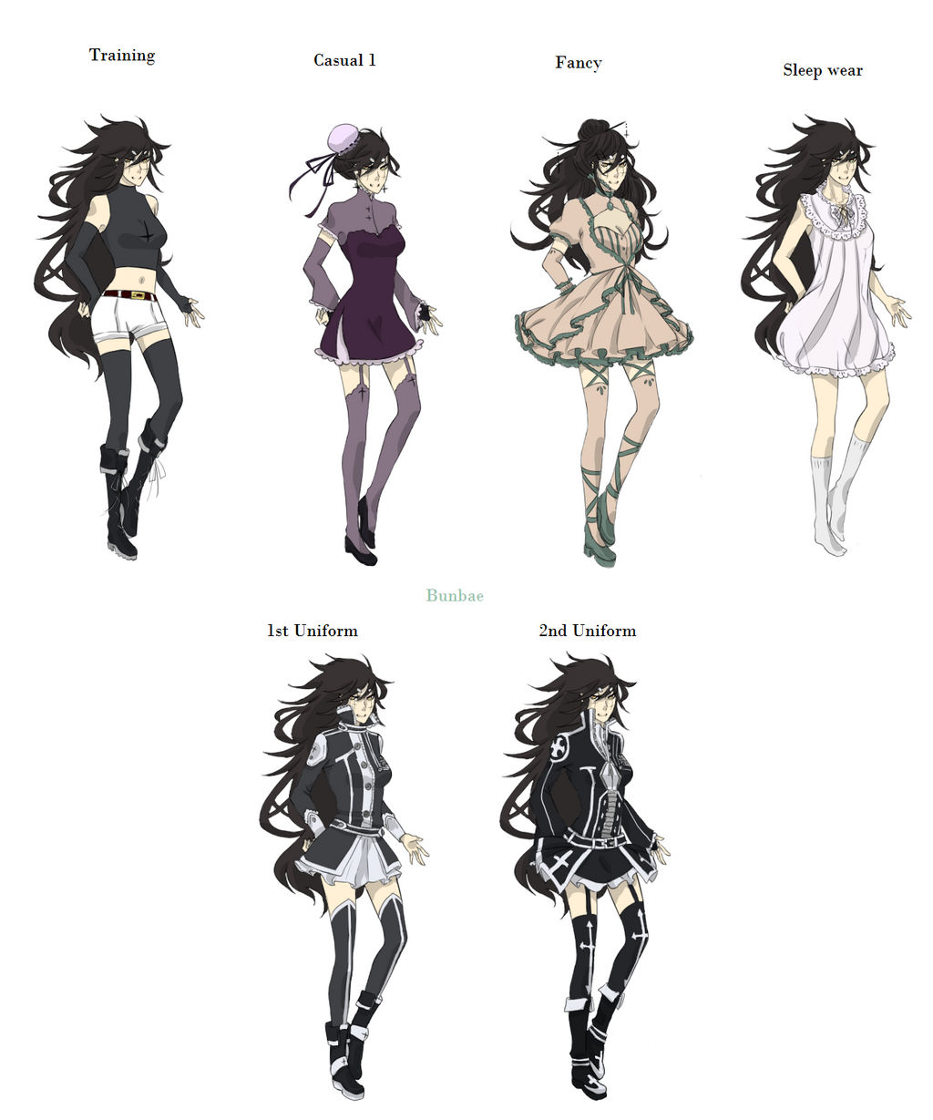 Mai ref outfits sheet