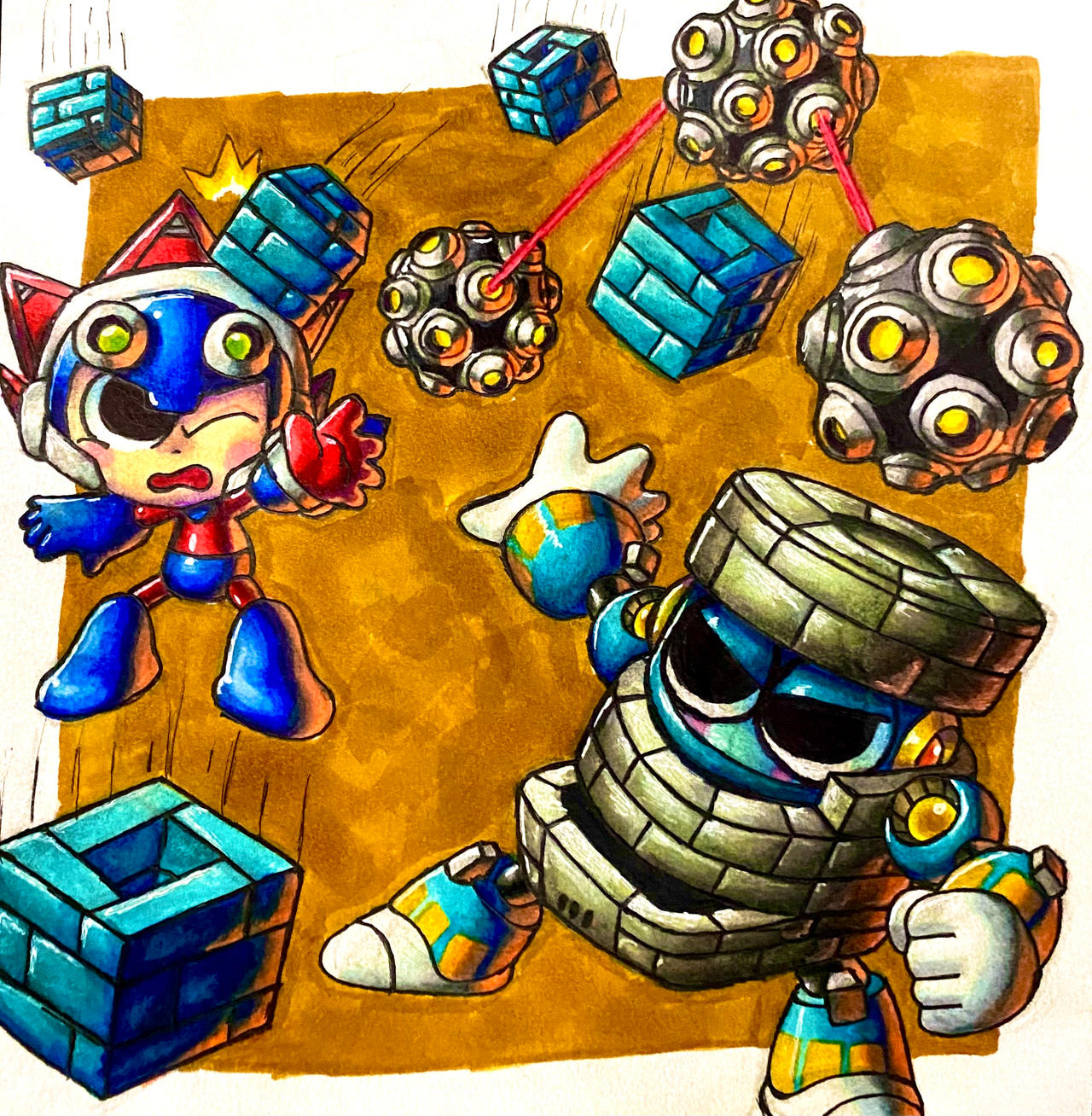 Pattern Block Man Block Man fanart by GoozyGunk on DeviantArt