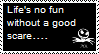 No fun Wo A Good Scare Stamp