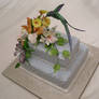 Humming bird and Orchid cake