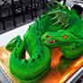 Green Dragon Cake