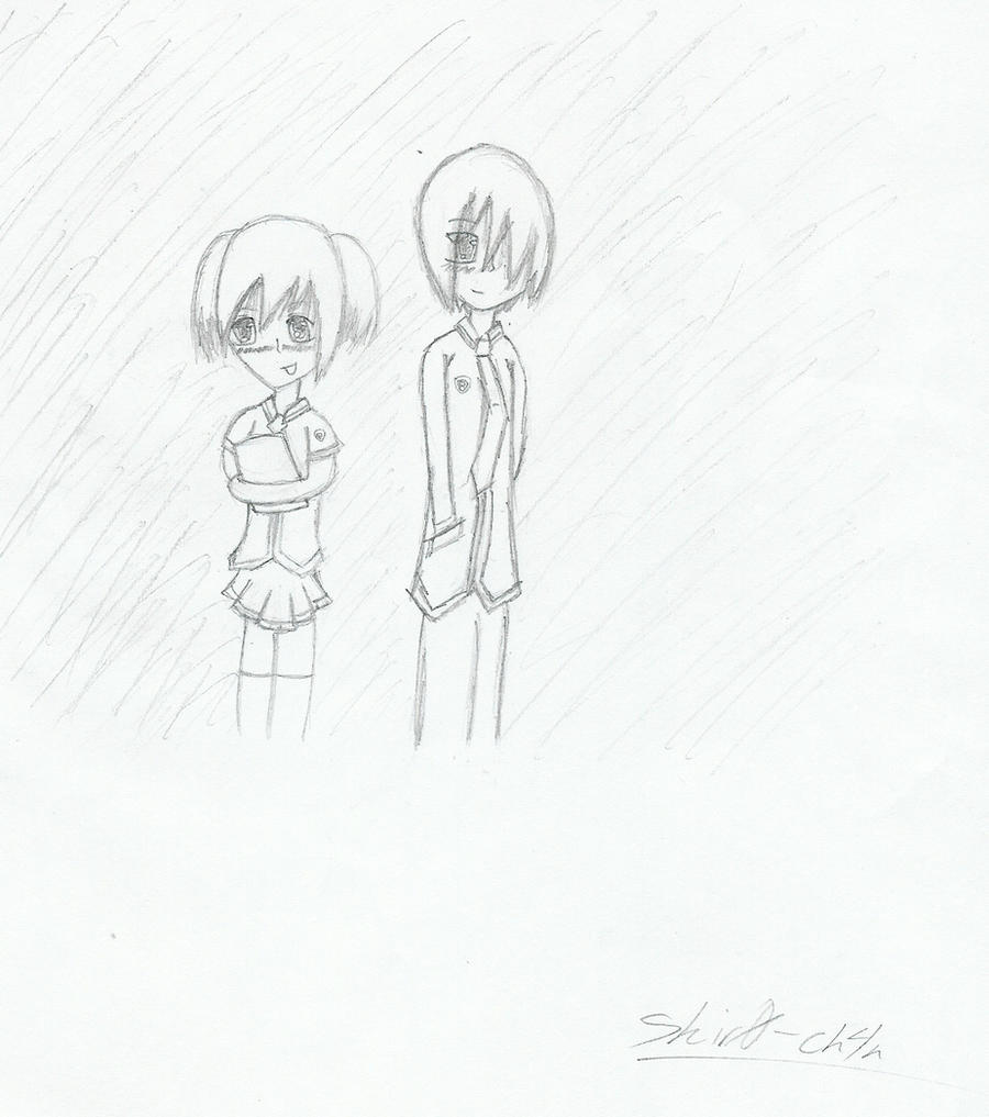 Request Girl And Boy In Rain By Shir0 Ch4n On Deviantart