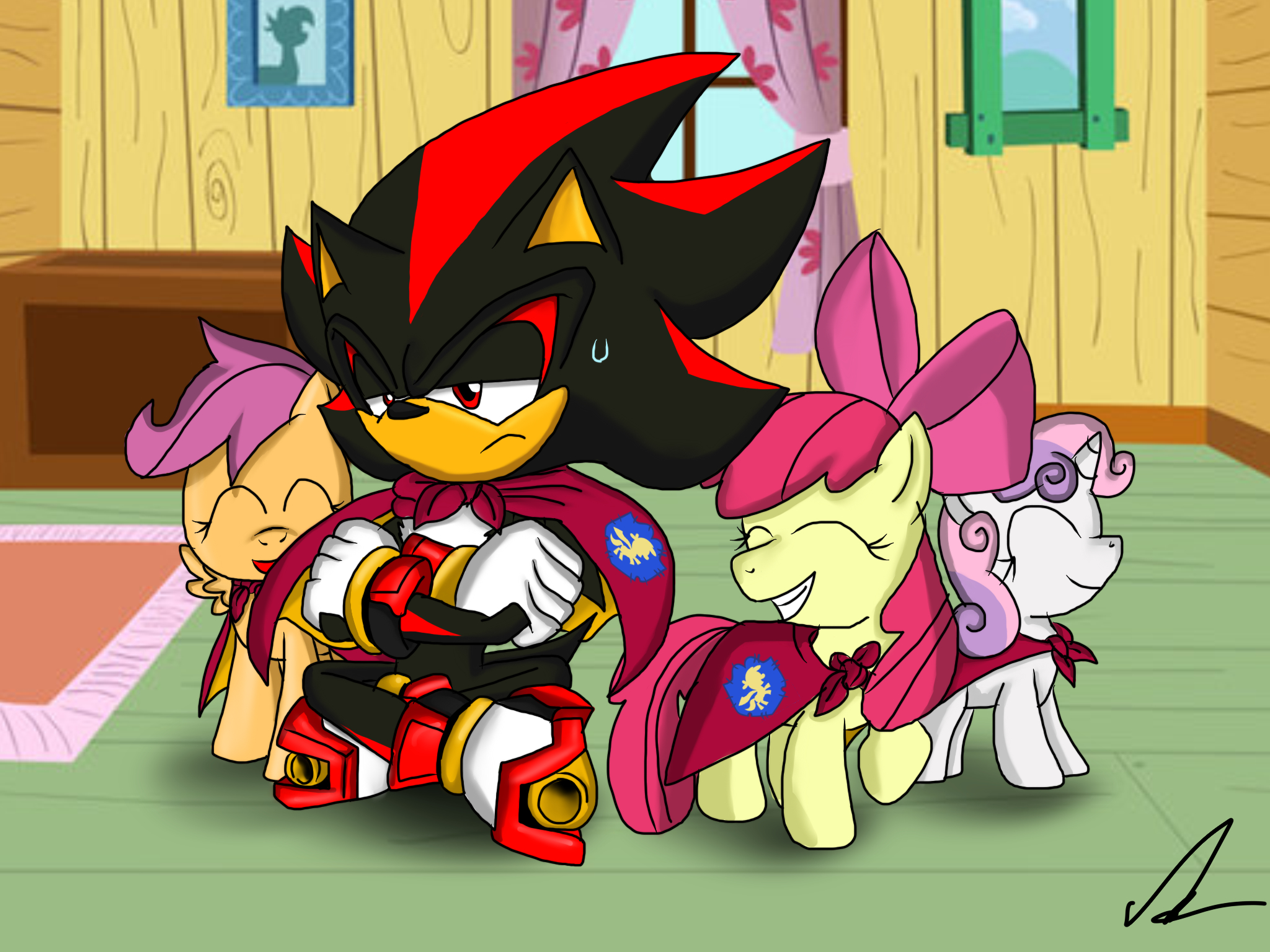 Shadow And The Cutie Mark Crusaders