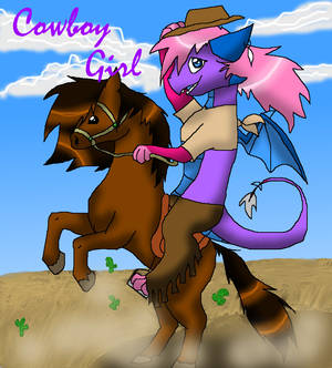 Saphira the Cowgirl Dragoness