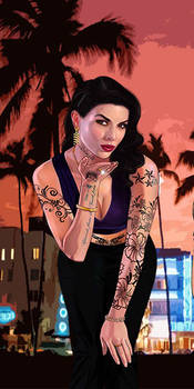 GTA V Tattooed Loadingscreen Girl 2