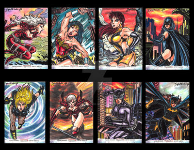 Jofel Cube Dc Wol Sketch Cards