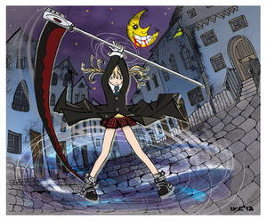 Maka in action - Soul Eater