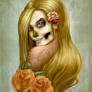 Skullface lady - Colored