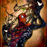 Spiderman vs. Venom - Colored