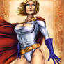 Power Girl inks - Colored