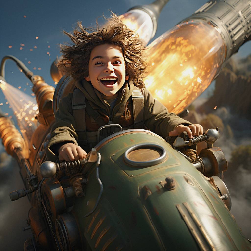 Rocket Rider: Soaring to the Skies by FBC63 on DeviantArt