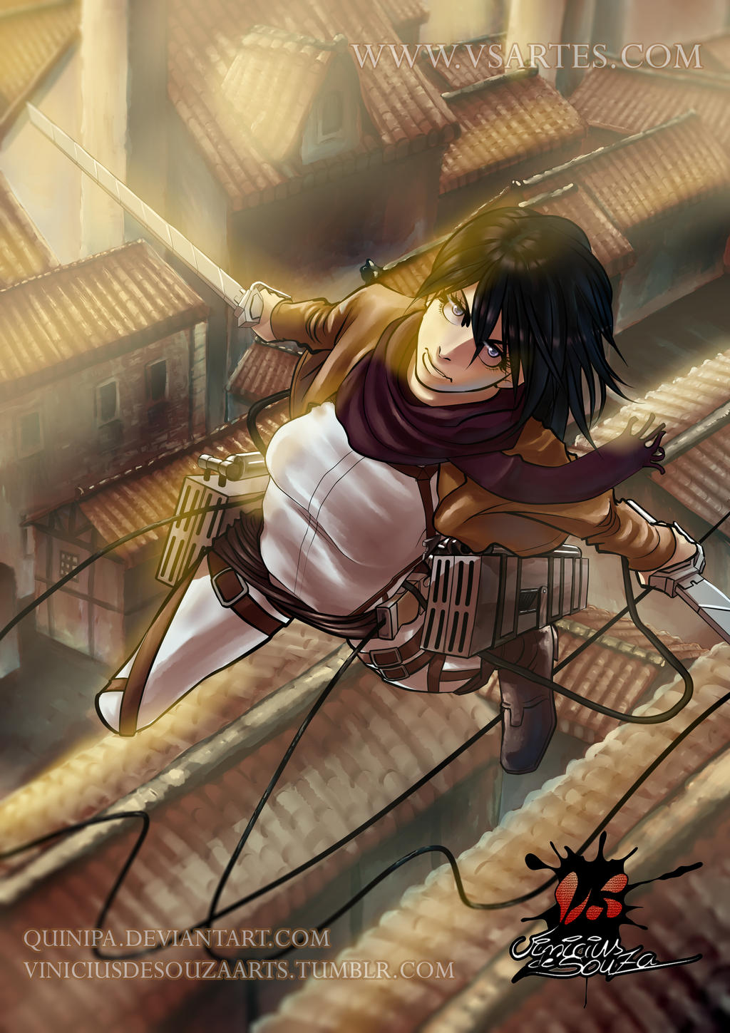 Mikasa (shingeki no Kyojin) Fanart