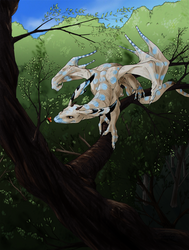 the blue tree dragon